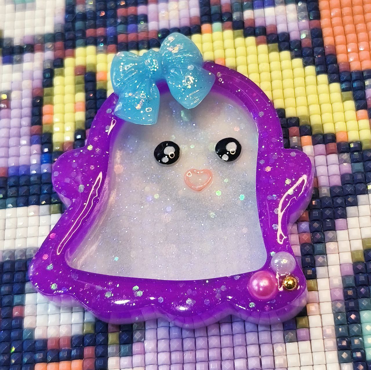 Couverture poubelle fantôme kawaii