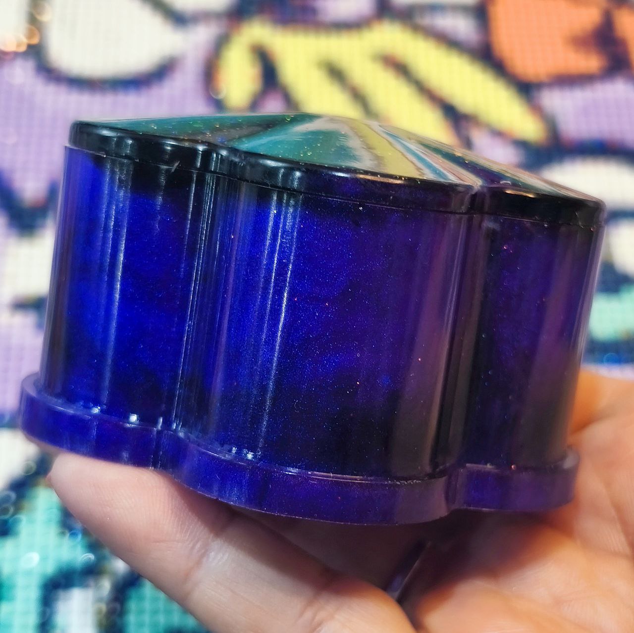 Boîte à bijoux en résine