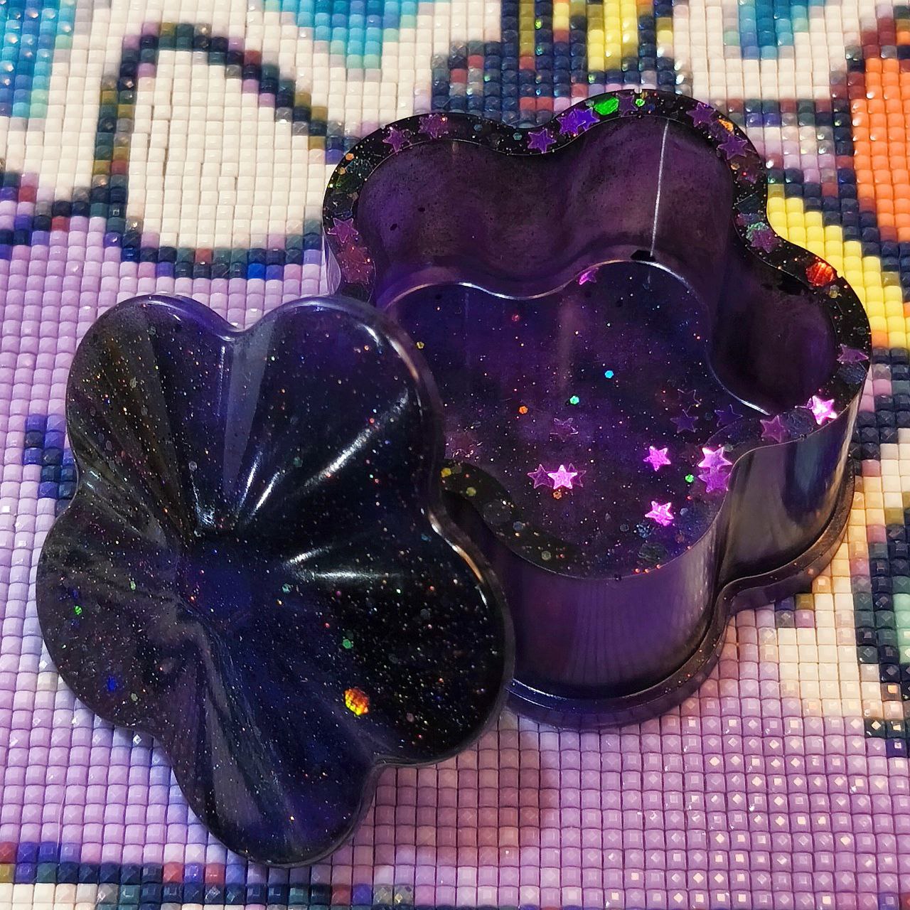 Boîte à bijoux en résine