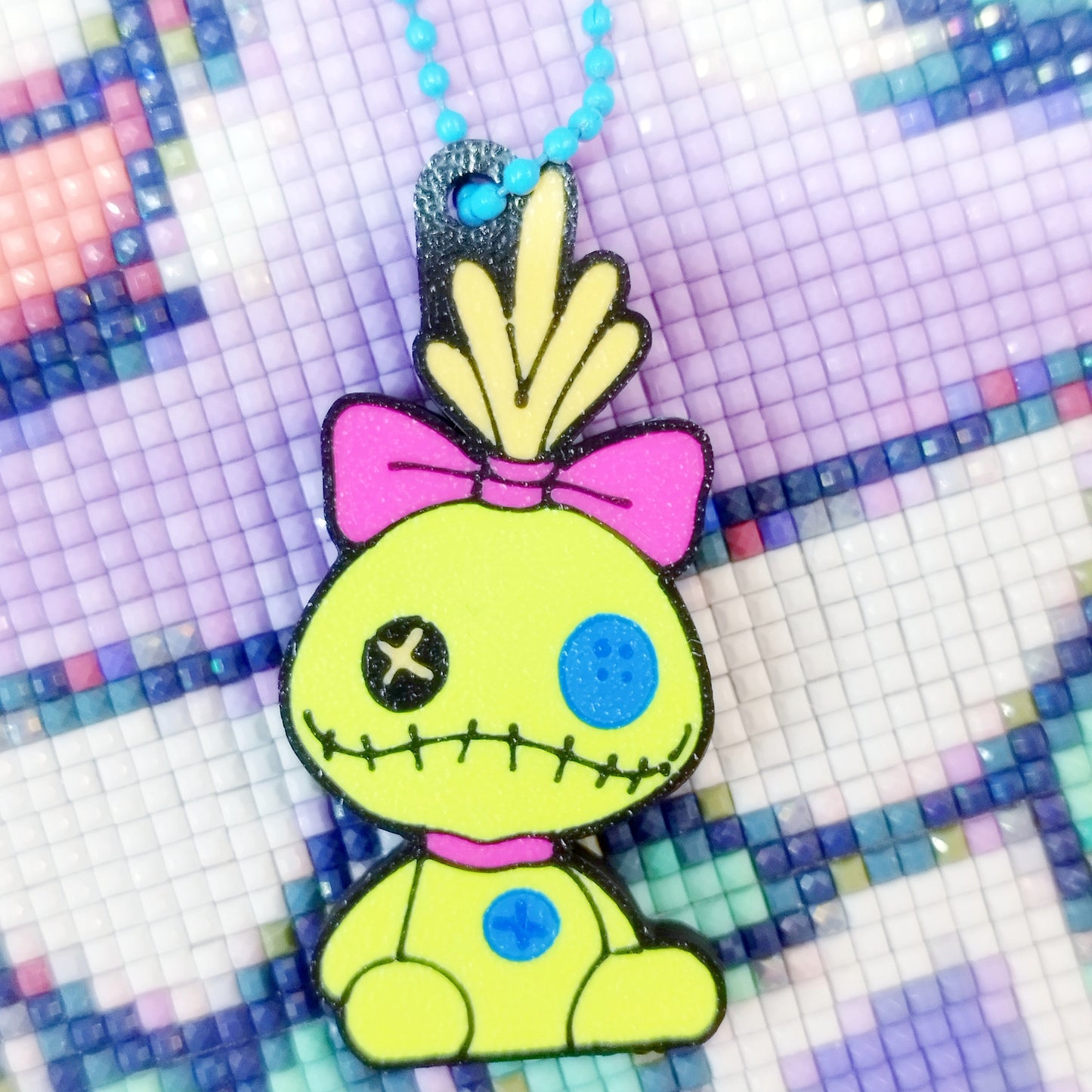 Stitch doll keychain