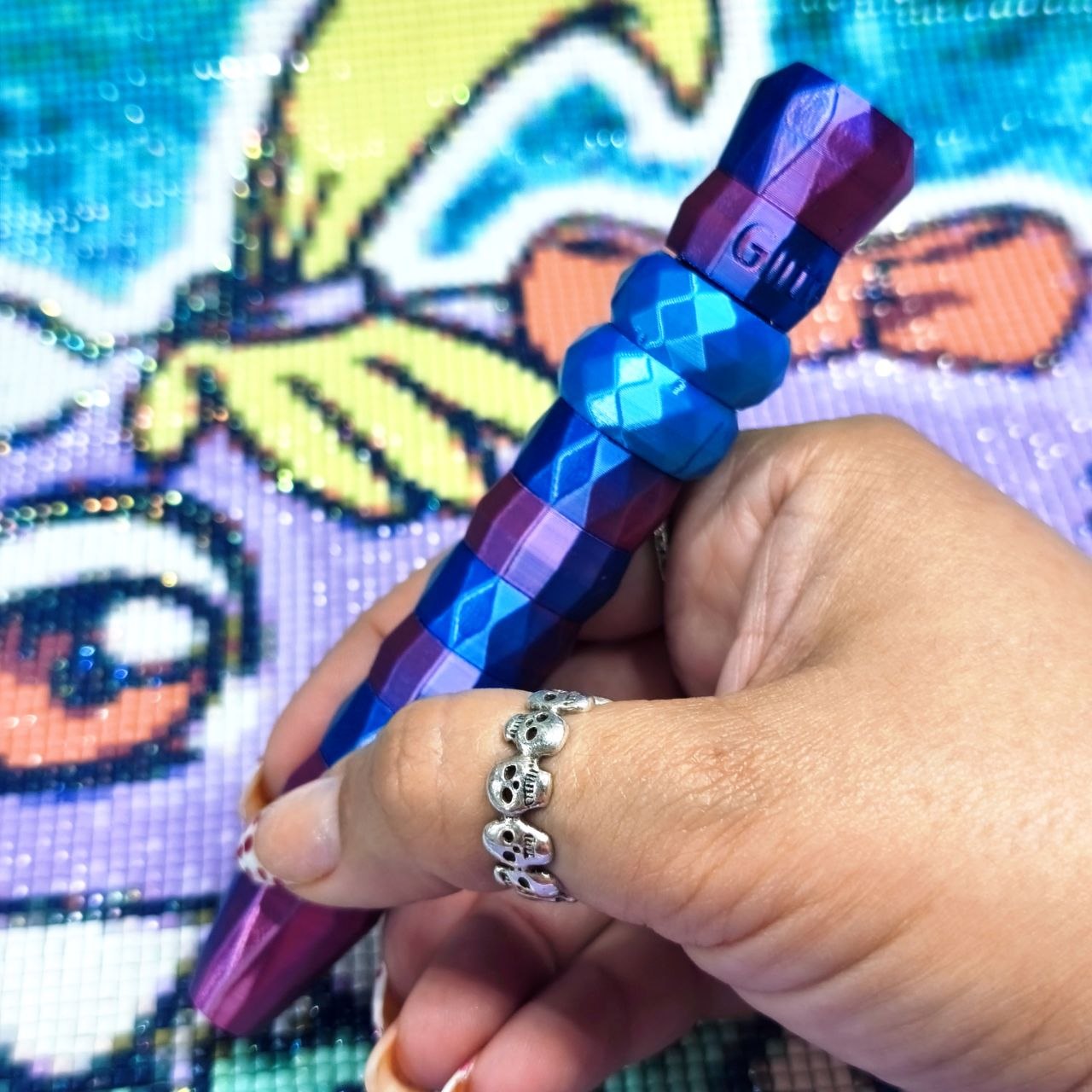 Stylo Chimos Duo Bleu/Rose