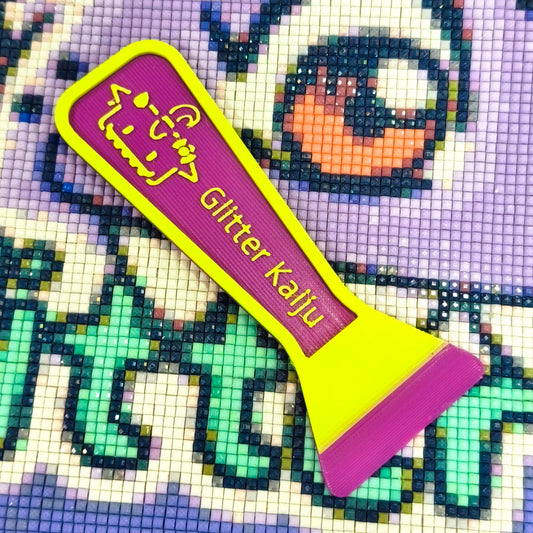 La Helper - Espátula 3 en 1 Verde Manzana/Burdeos