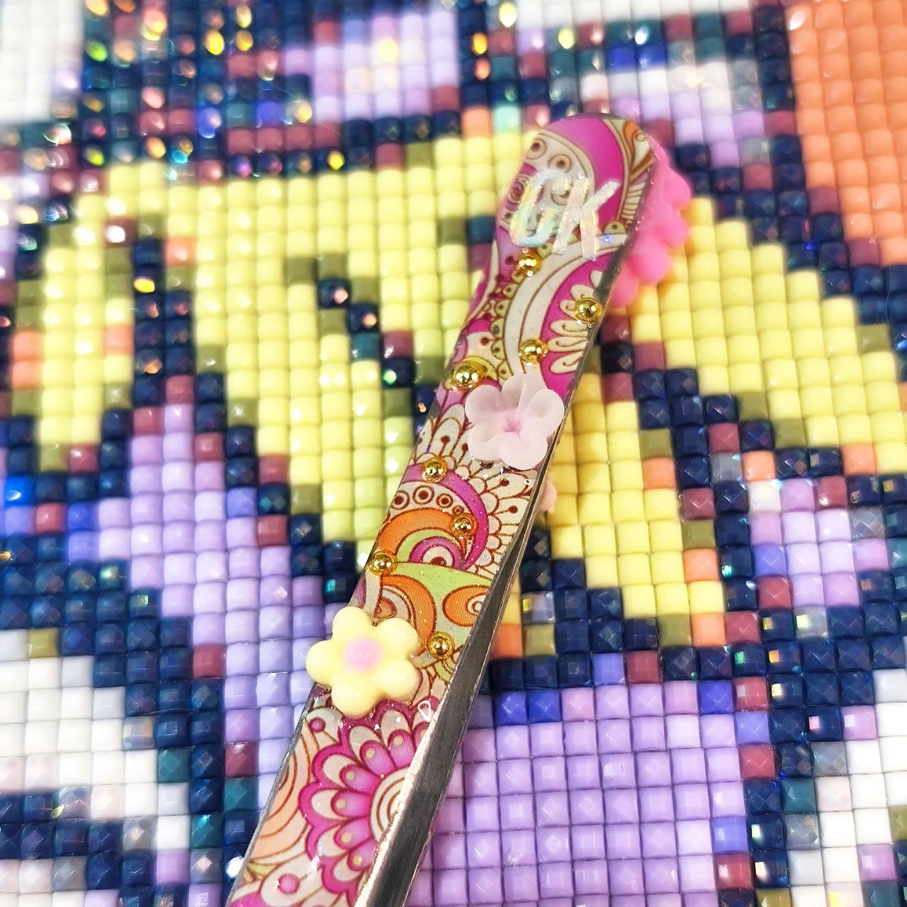 Pinzas Decoradas - Cachemir rosa