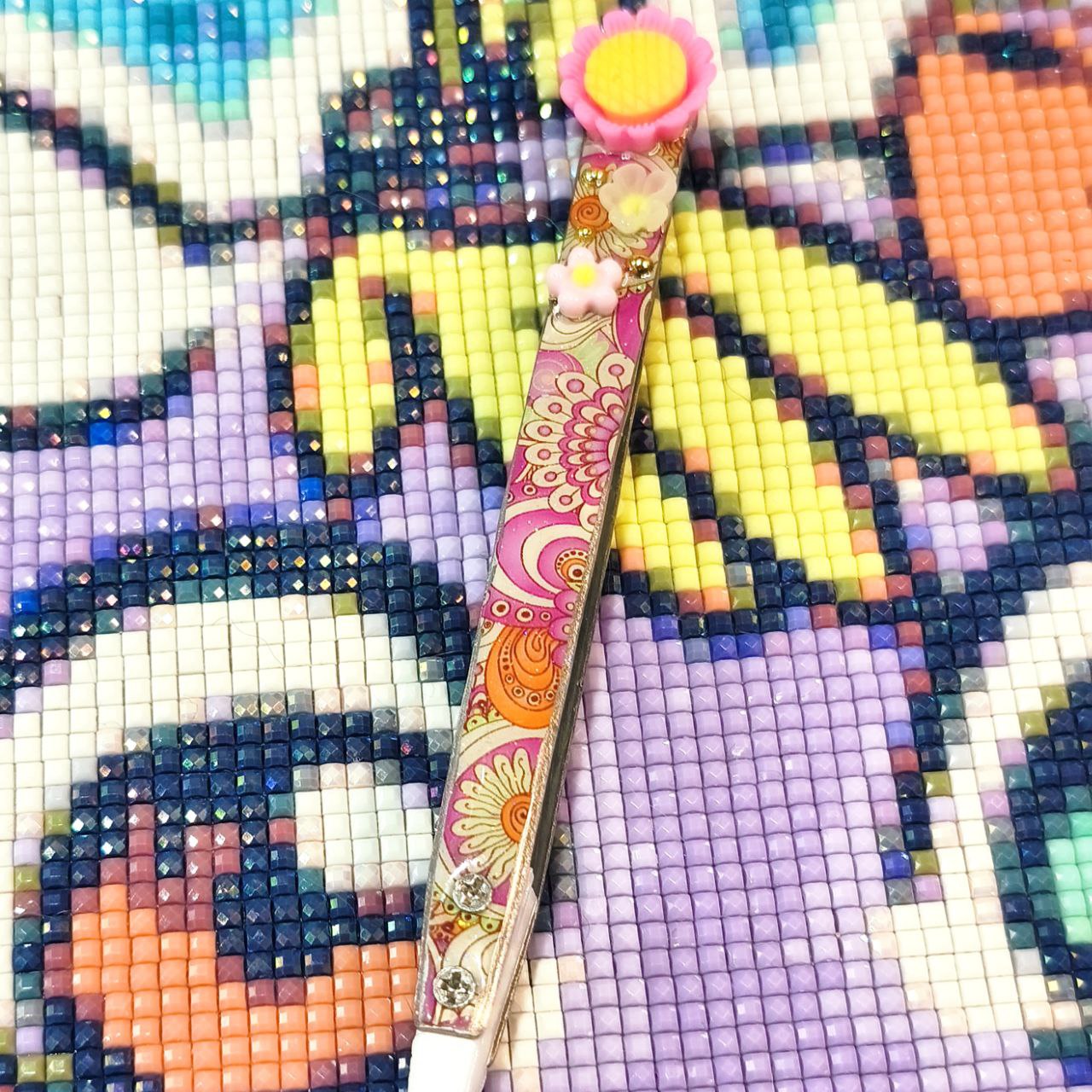 Pinzas Decoradas - Cachemir rosa