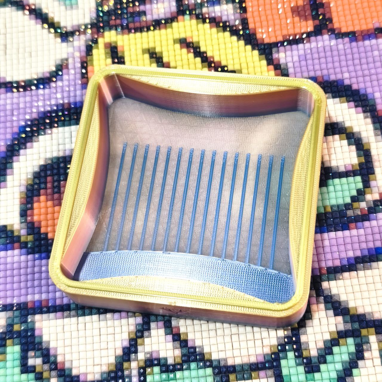 Plateau bleu/rose basique - Diamant standard