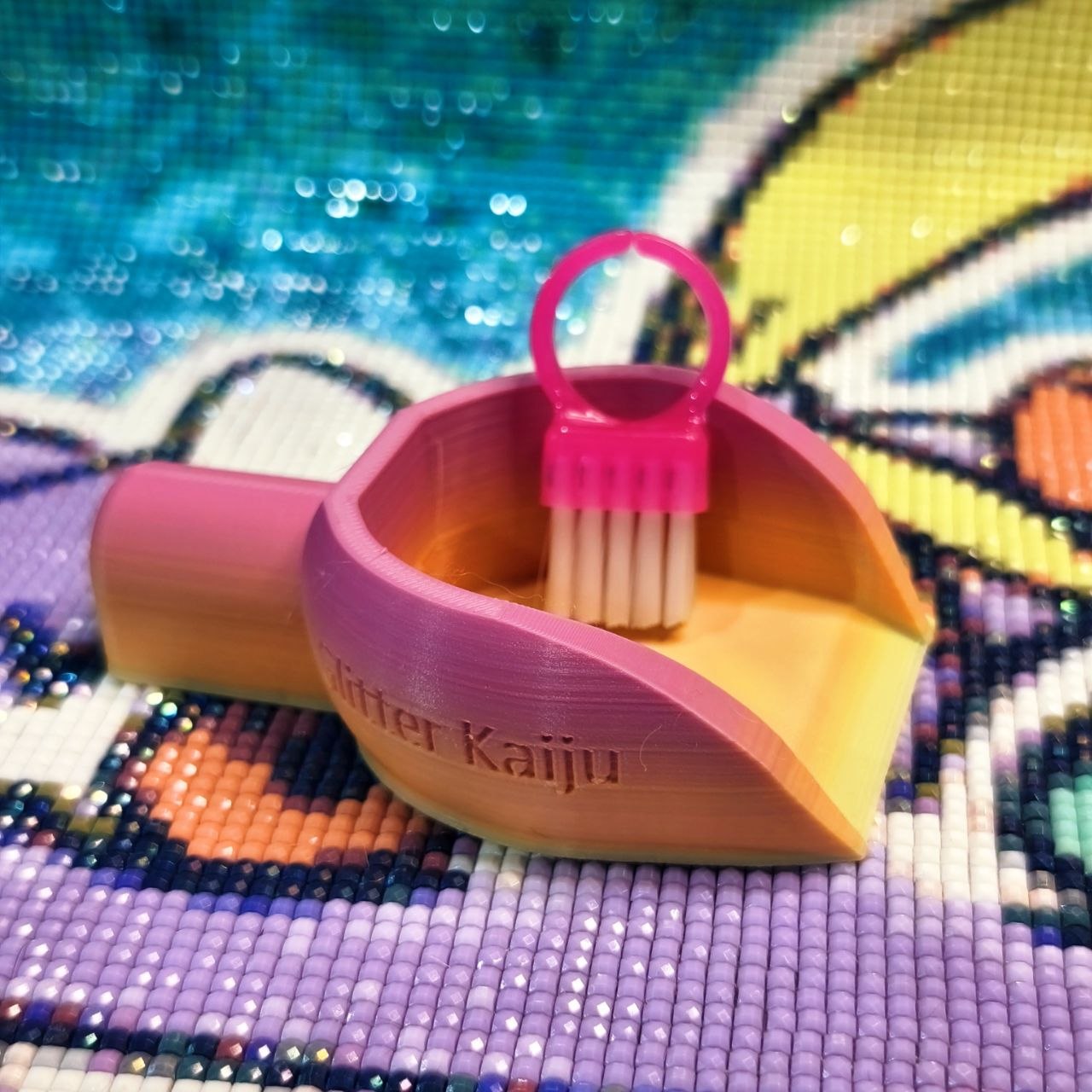 Entonnoir zippé violet/rose