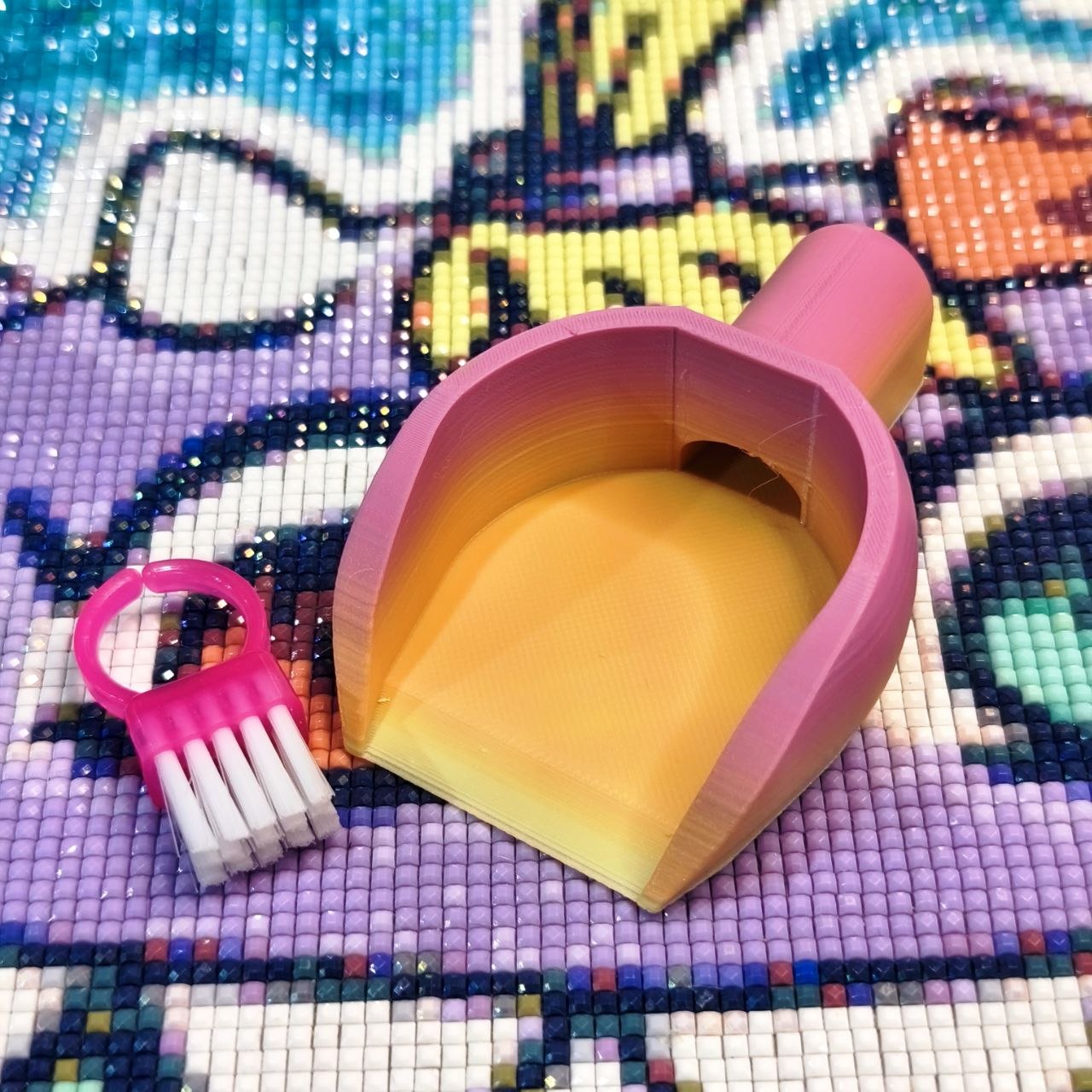 Entonnoir zippé violet/rose