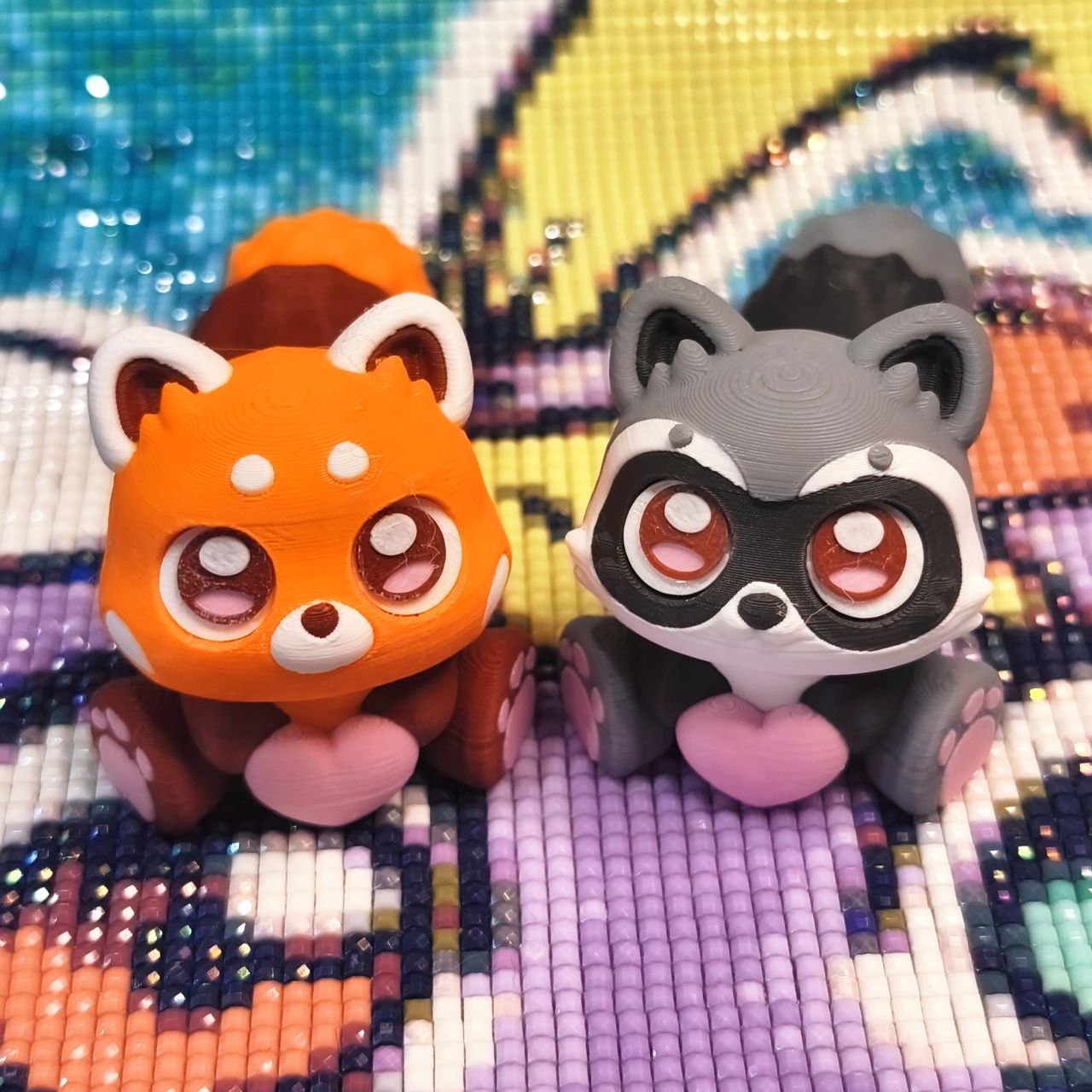 Mapache/Panda Rojo by PuffyPuff