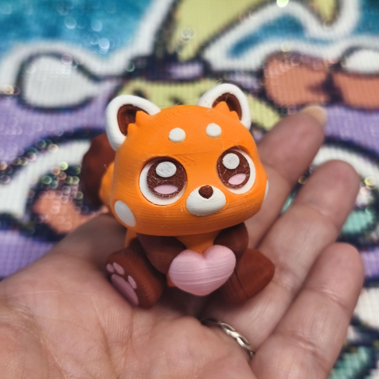 Mapache/Panda Rojo by PuffyPuff