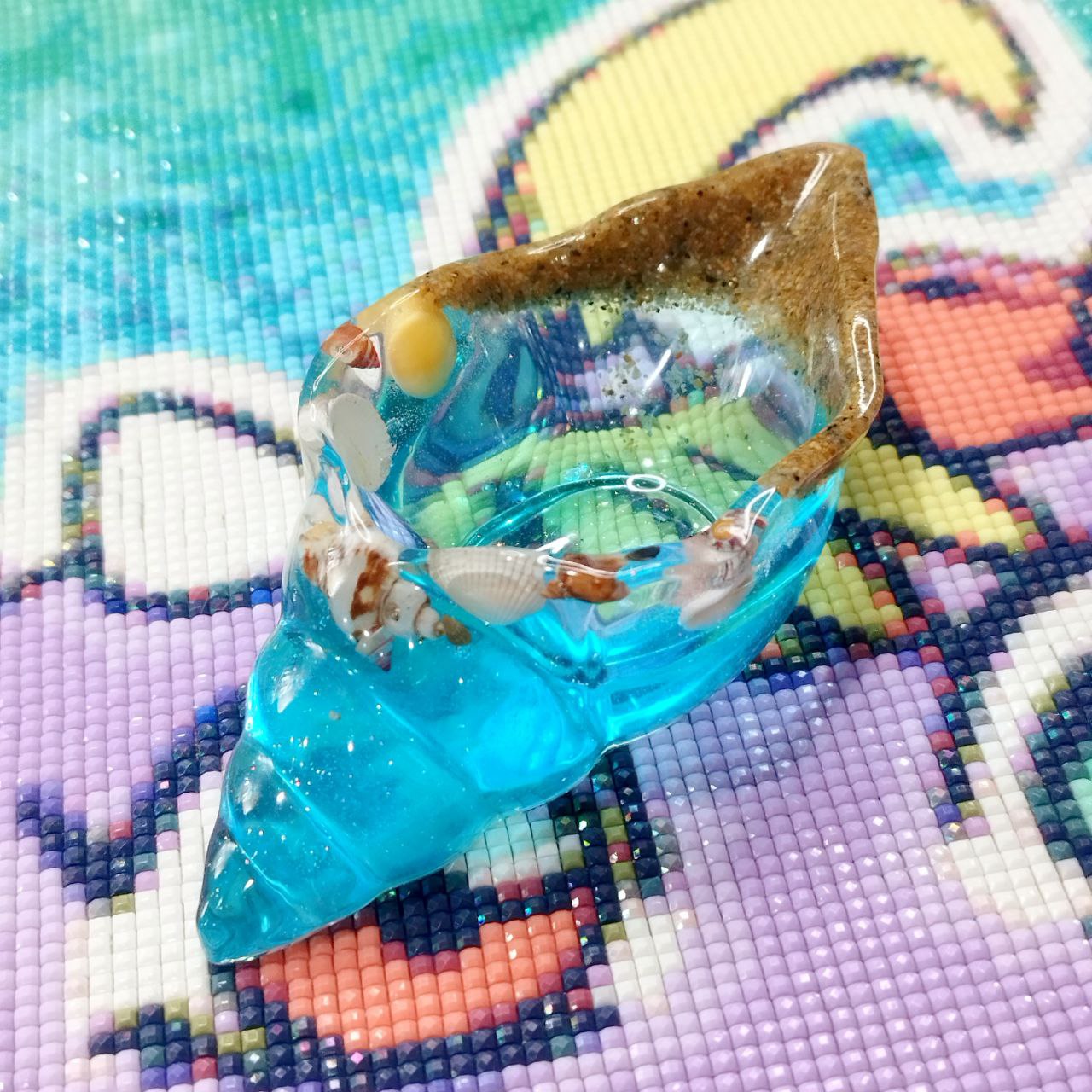 Figura de resina Concha Mar 1