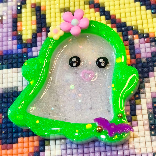 Couverture poubelle fantôme kawaii