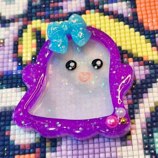 Couverture poubelle fantôme kawaii