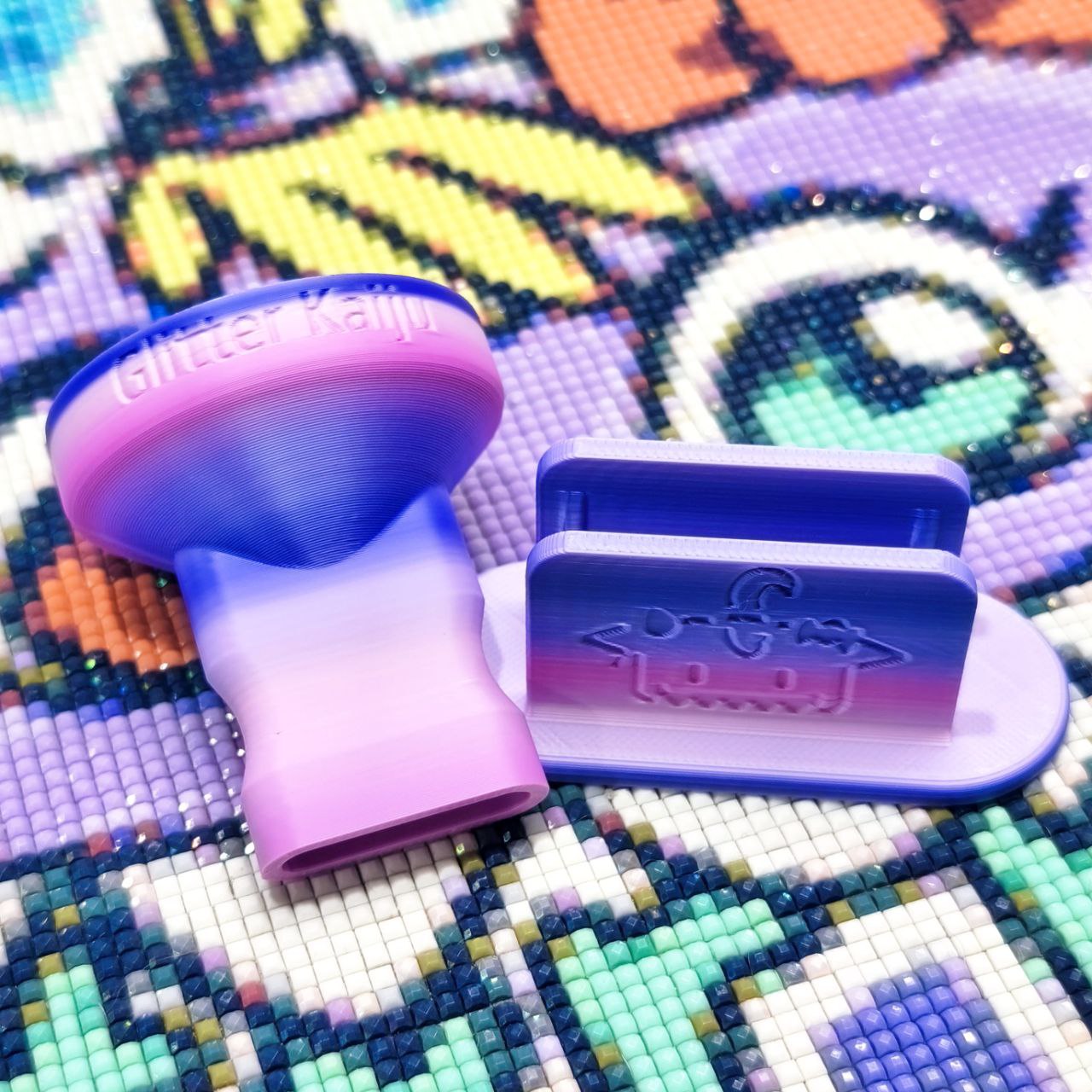 Entonnoir zippé violet/rose