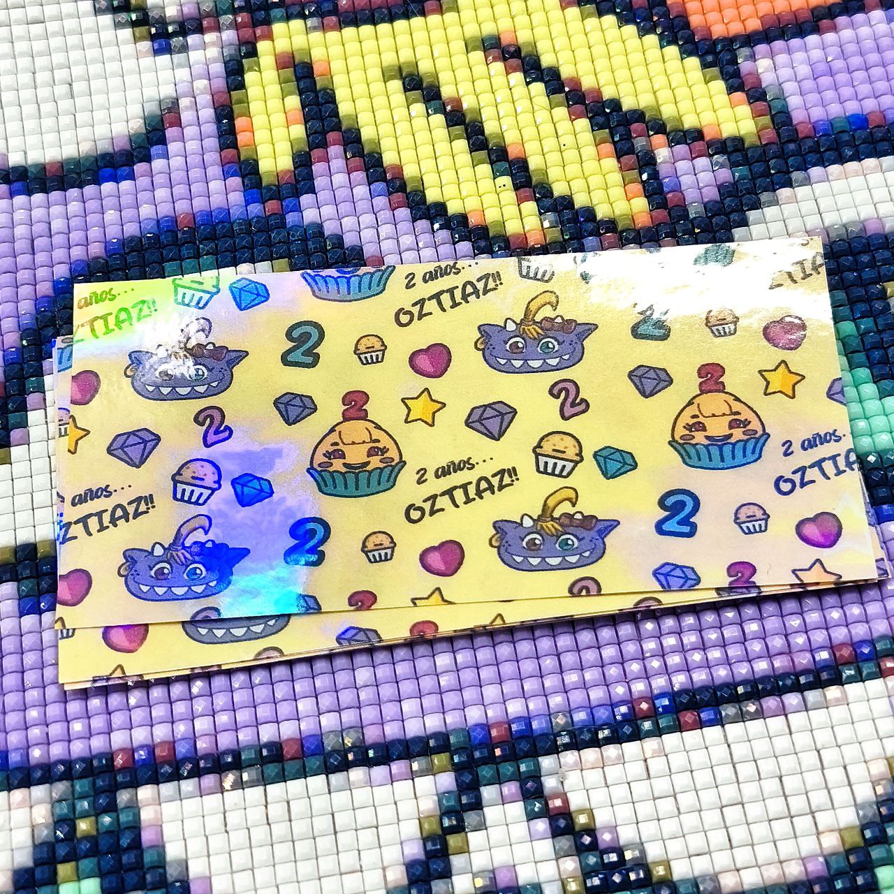 "Papelorios" 10x5cm - 2º Aniversario