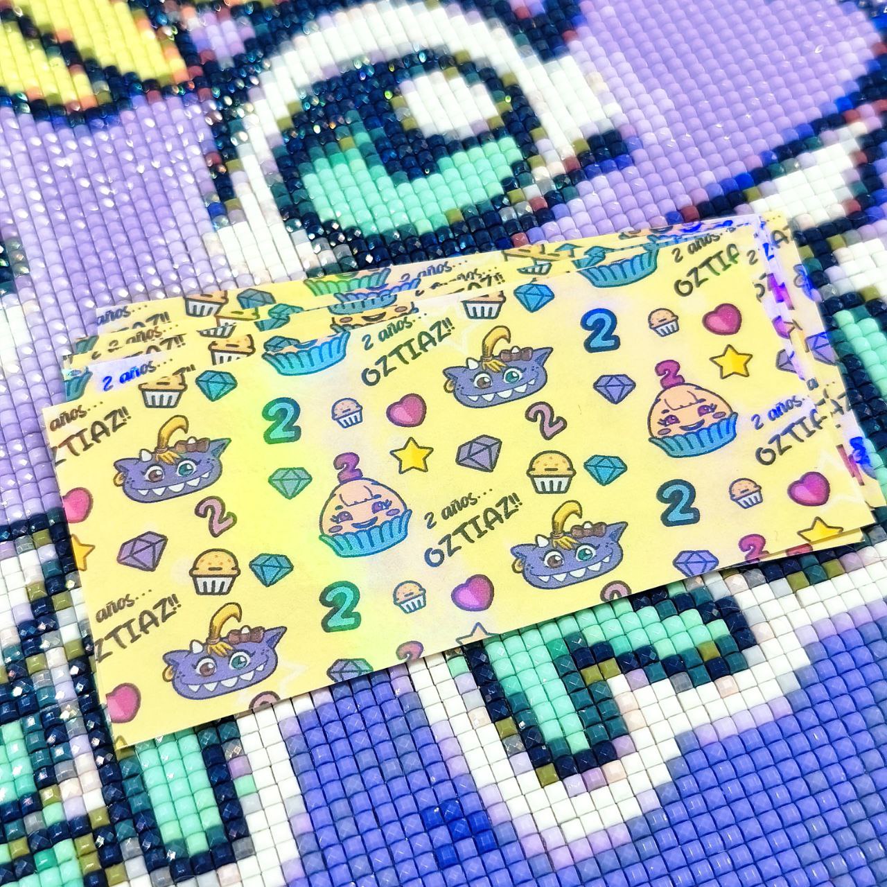 "Papelorios" 10x5cm - 2º Aniversario