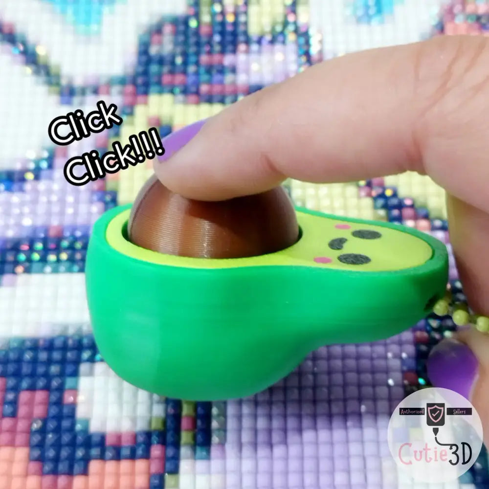 Llavero Clicker Aguacate llavero