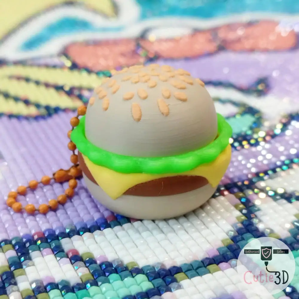 Llavero Clicker Hamburguesa llavero