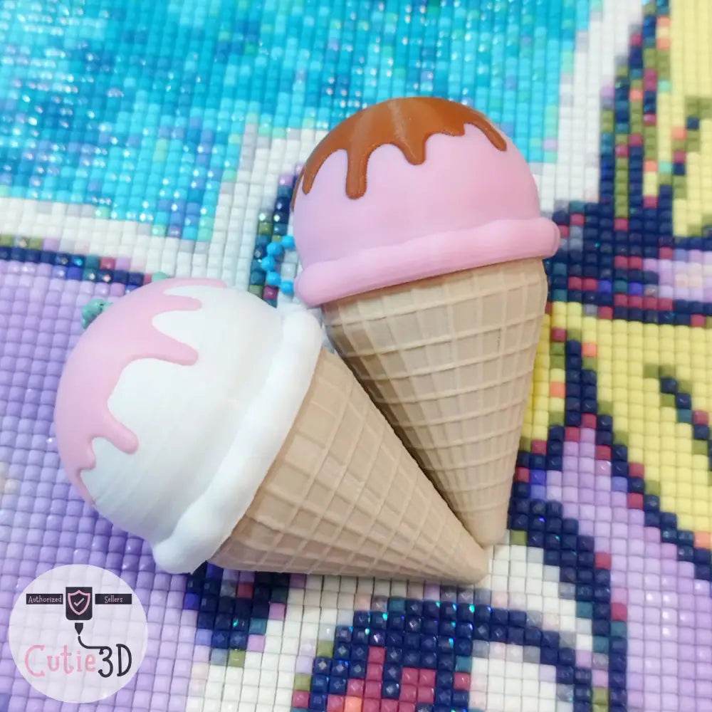 Llavero Clicker Helados llavero