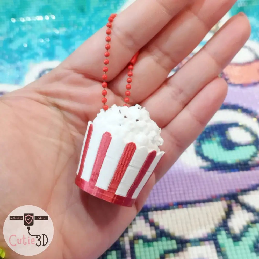 Llavero Clicker Palomitas Figura 3D