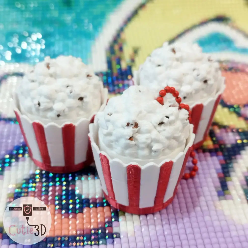 Llavero Clicker Palomitas Figura 3D
