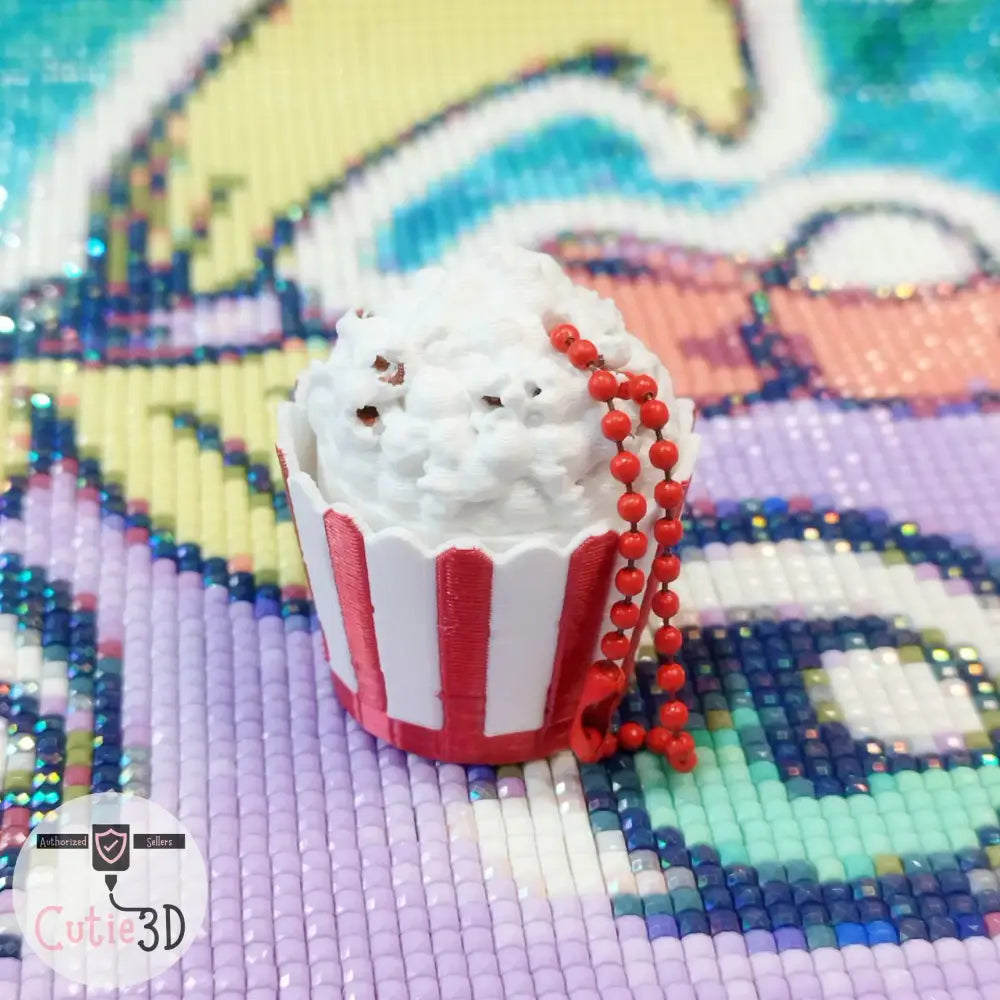 Llavero Clicker Palomitas Figura 3D